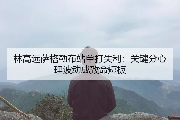 林高远萨格勒布站单打失利：关键分心理波动成致命短板
