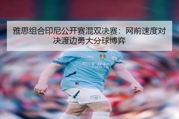 雅思组合印尼公开赛混双决赛：网前速度对决渡边勇大分球博弈
